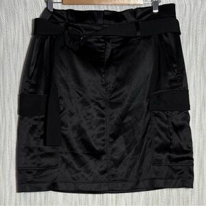 White House Black Market Satin Skirt